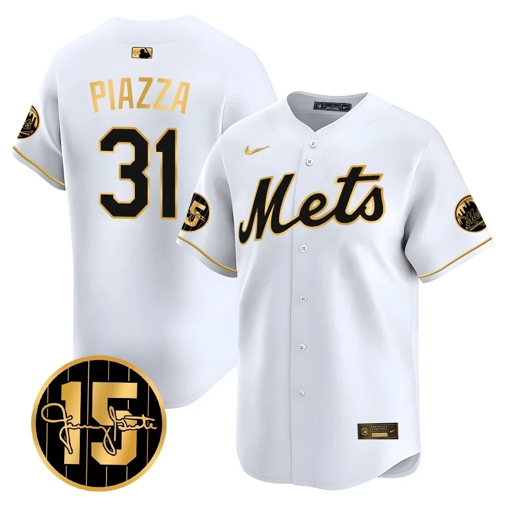 New York Mets Jerry Grote Patch Vapor Premier Limited V1 Jersey – All Stitched