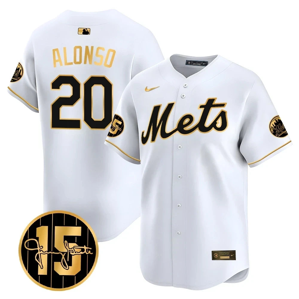 New York Mets Jerry Grote Patch Vapor Premier Limited V1 Jersey – All Stitched