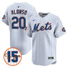 New York Mets Jerry Grote Patch Vapor Premier Limited V1 Jersey – All Stitched