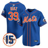 New York Mets Jerry Grote Patch Vapor Premier Limited V1 Jersey – All Stitched