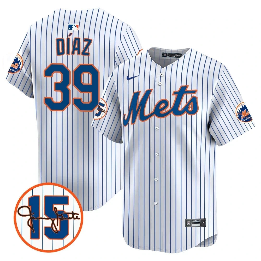 New York Mets Jerry Grote Patch Vapor Premier Limited V1 Jersey – All Stitched