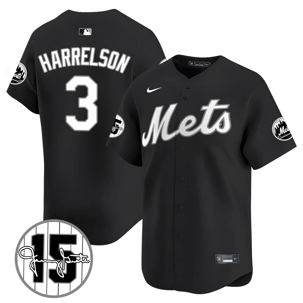 New York Mets Jerry Grote Patch Vapor Premier Limited V1 Jersey – All Stitched