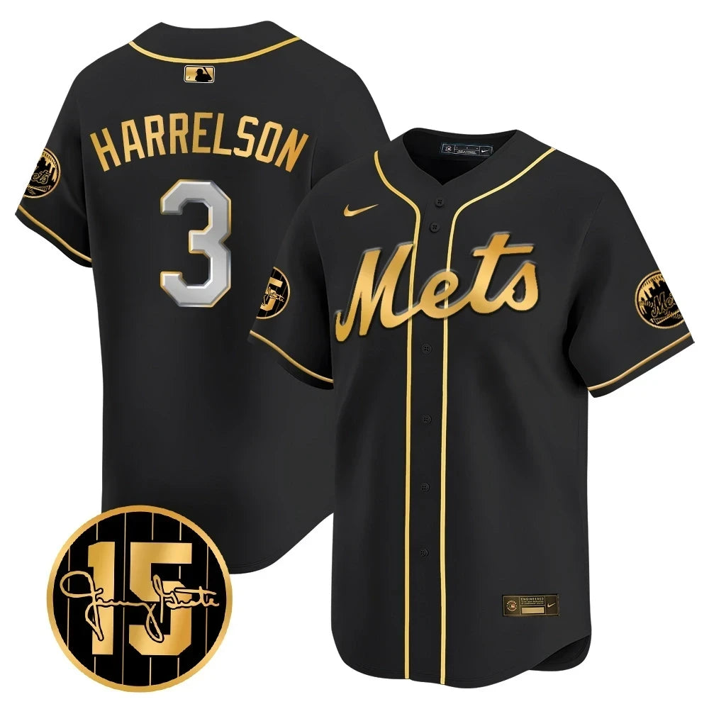 New York Mets Jerry Grote Patch Vapor Premier Limited V1 Jersey – All Stitched