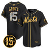 New York Mets Jerry Grote Patch Vapor Premier Limited V1 Jersey – All Stitched