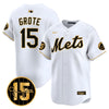 New York Mets Jerry Grote Patch Vapor Premier Limited V1 Jersey – All Stitched