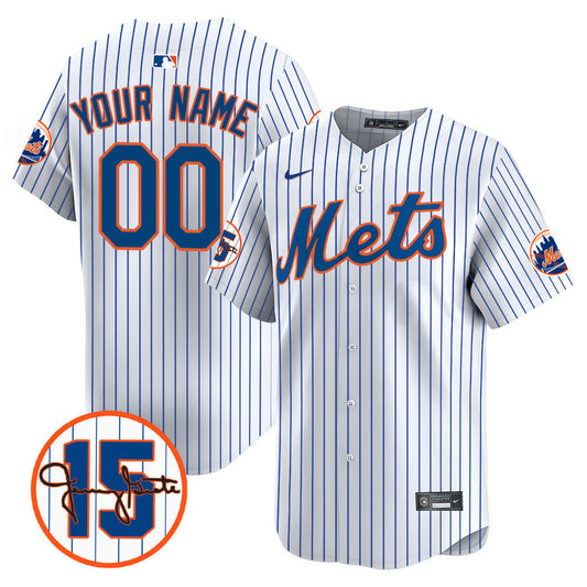 Custom New York Mets Jerry Grote Patch Vapor Premier Limited V1 Jersey – All Stitched