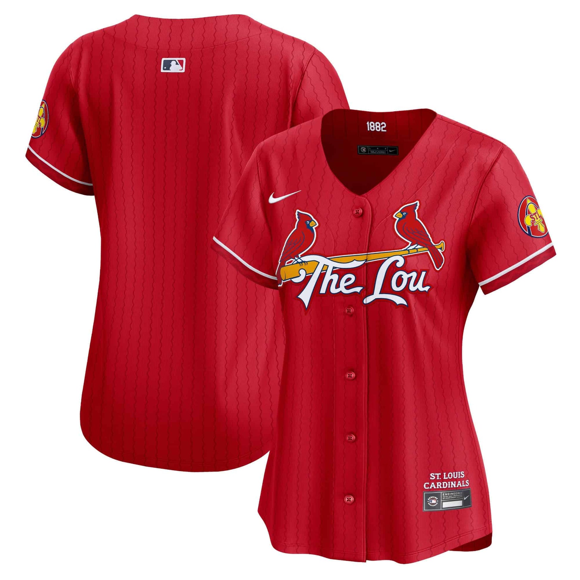Women's St. Louis Cardinals Red 2024 City Connect Vapor Premier Limited Jersey - All Stitched