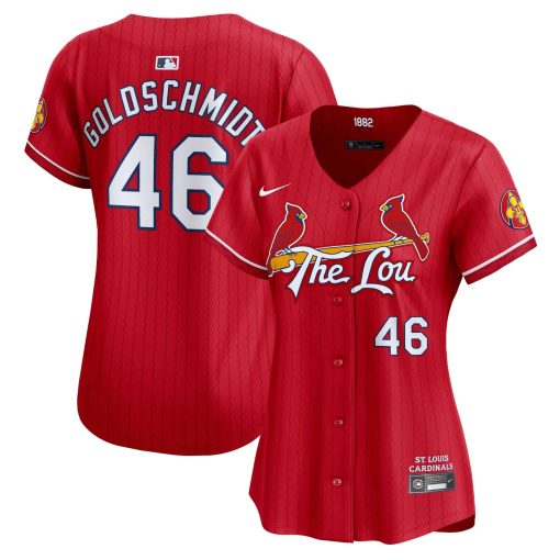 Women's St. Louis Cardinals Red 2024 City Connect Vapor Premier Limited Jersey - All Stitched