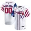 Atlanta Braves White 2024 Independence Day Vapor Premier Limited Custom Jersey - All Stitched