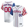 Texas Rangers 2024 Independence Day Vapor Premier Limited Custom Jersey V2 - All Stitched