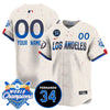 Custom Name/Gender LA Dodgers - World Series Champions 2024/Fernando Valenzuela Memorial Jersey - All Stitched