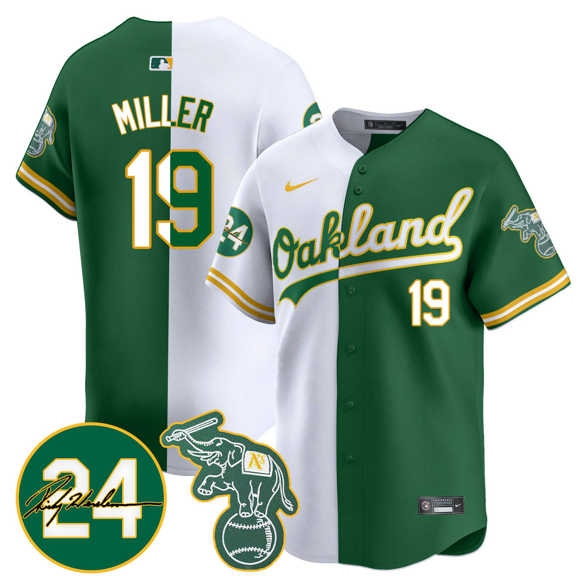 Men's Oakland Athletics 2024 Ricky Henderson Memorial Jersey - All Stitched