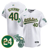 Men's Oakland Athletics 2024 Ricky Henderson Memorial Jersey - All Stitched