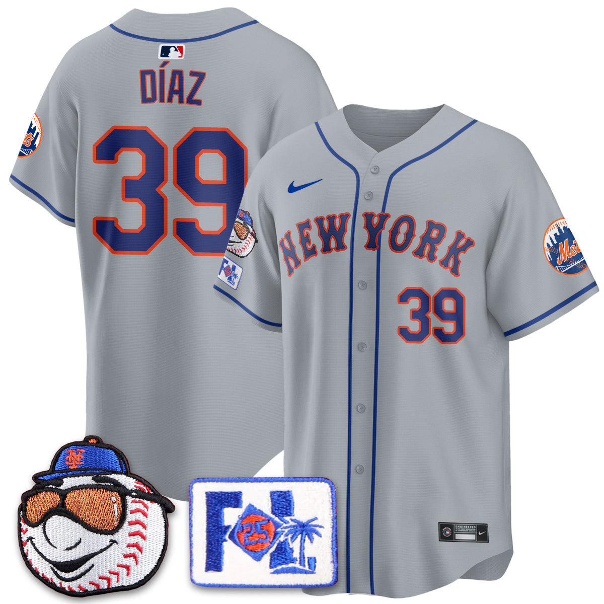 Men's New York Mets 2025 Spring Training Jersey - All Stitched