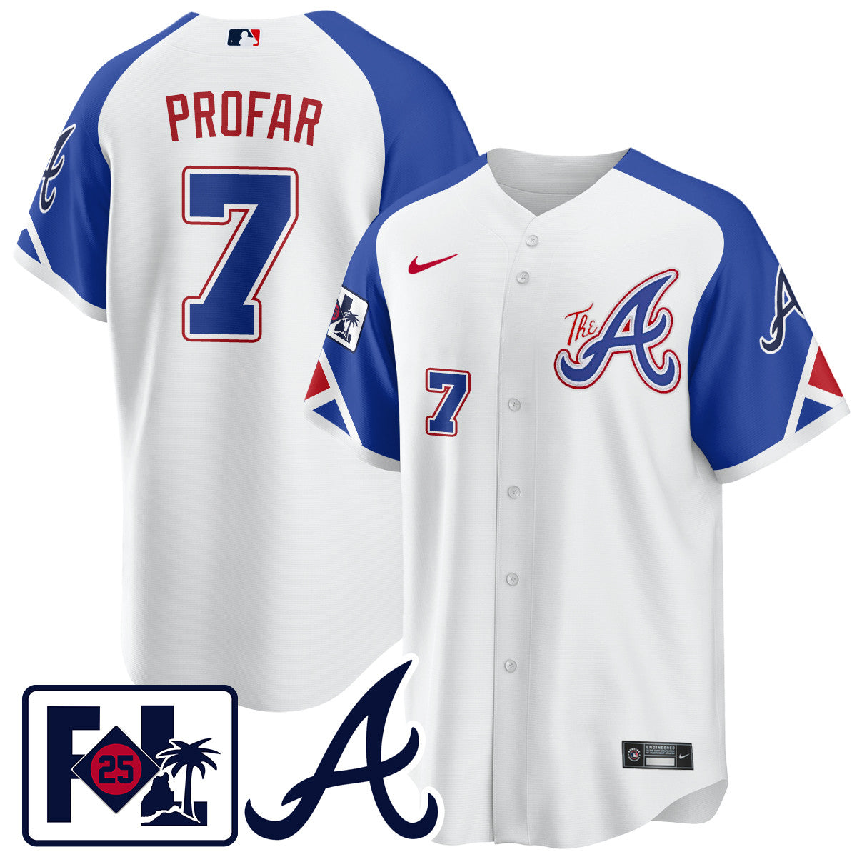 Men's Atlanta Braves 2025 Spring Training Jersey - All Stitched
