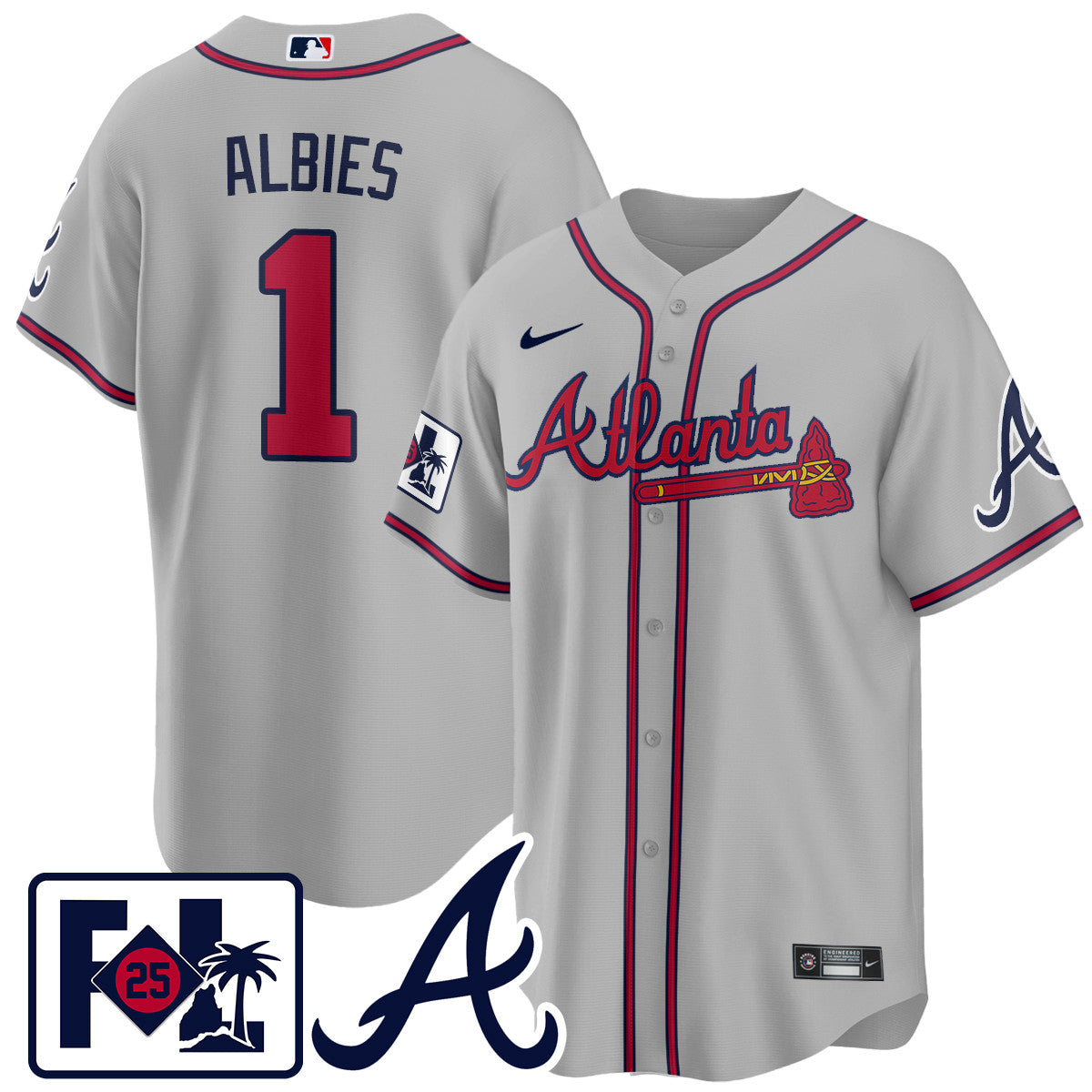 Men's Atlanta Braves 2025 Spring Training Jersey - All Stitched