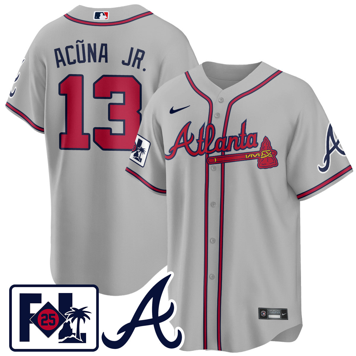 Men's Atlanta Braves 2025 Spring Training Jersey - All Stitched