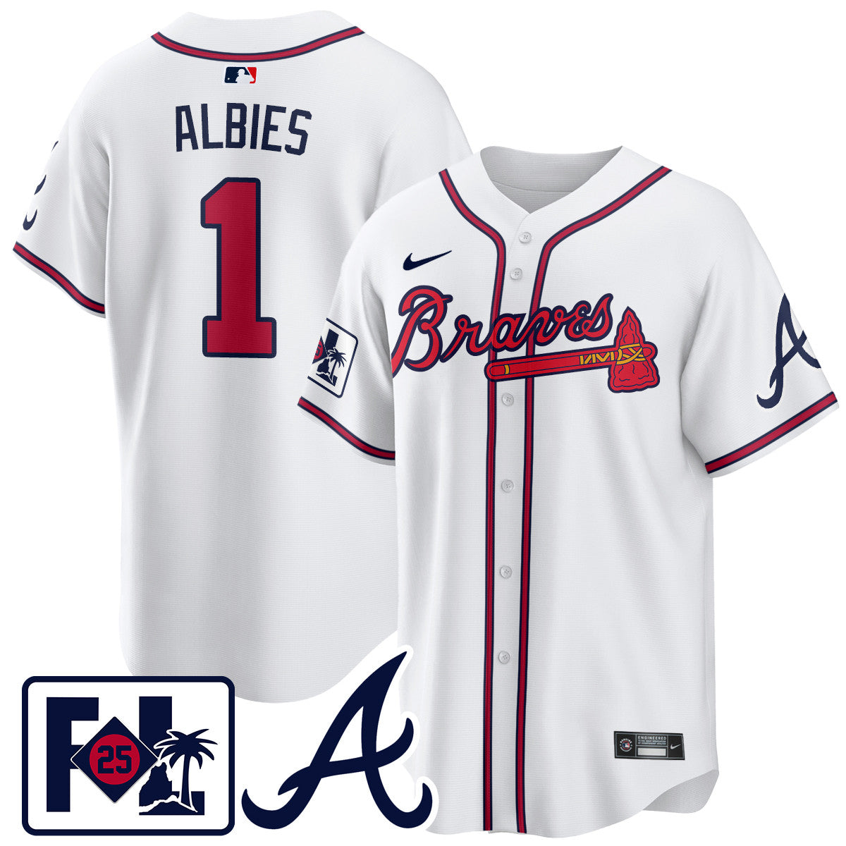 Men's Atlanta Braves 2025 Spring Training Jersey - All Stitched