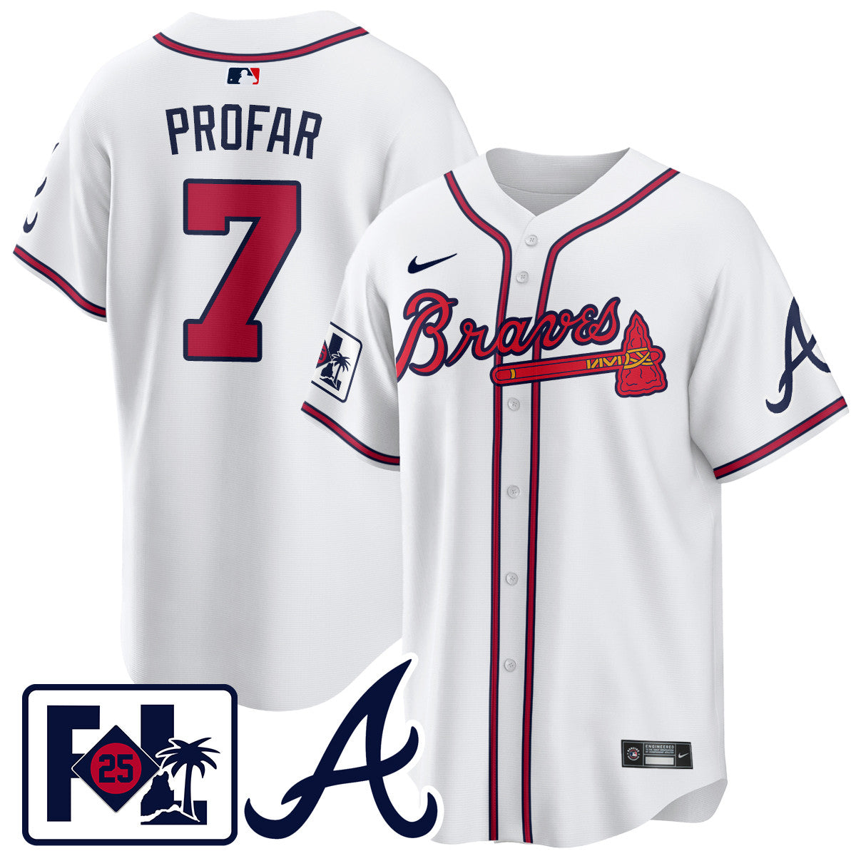 Men's Atlanta Braves 2025 Spring Training Jersey - All Stitched