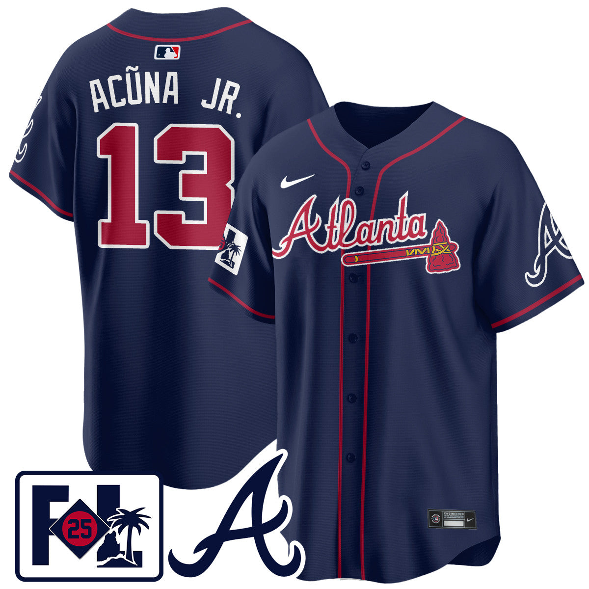 Men's Atlanta Braves 2025 Spring Training Jersey - All Stitched