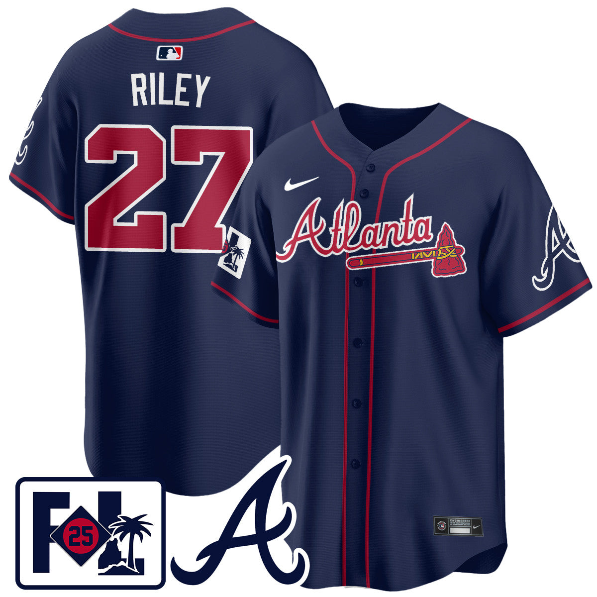Men's Atlanta Braves 2025 Spring Training Jersey - All Stitched