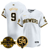 Men's Milwaukee Brewers Jersey - Bob Uecker, 54 Seasons for Brewers - All Stitched