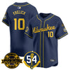Men's Milwaukee Brewers Jersey - Bob Uecker, 54 Seasons for Brewers - All Stitched