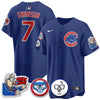 Men's Chicago Cubs Limited Jersey - Harry Caray "Holy Cow" Patch - All Stitched