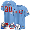 Men's Chicago Cubs Limited Jersey - Harry Caray "Holy Cow" Patch - All Stitched