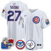 Men's Chicago Cubs Limited Jersey - Harry Caray "Holy Cow" Patch - All Stitched
