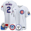 Men's Chicago Cubs Limited Jersey - Harry Caray "Holy Cow" Patch - All Stitched
