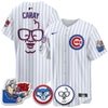 Men's Chicago Cubs Limited Jersey - Harry Caray "Holy Cow" Patch - All Stitched