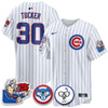 Men's Chicago Cubs Limited Jersey - Harry Caray "Holy Cow" Patch - All Stitched
