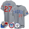 Men's Chicago Cubs Limited Jersey - Harry Caray "Holy Cow" Patch - All Stitched