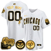 Custom Gender/Name Chicago Cubs Limited Jersey - Harry Caray "Holy Cow" Patch - All Stitched