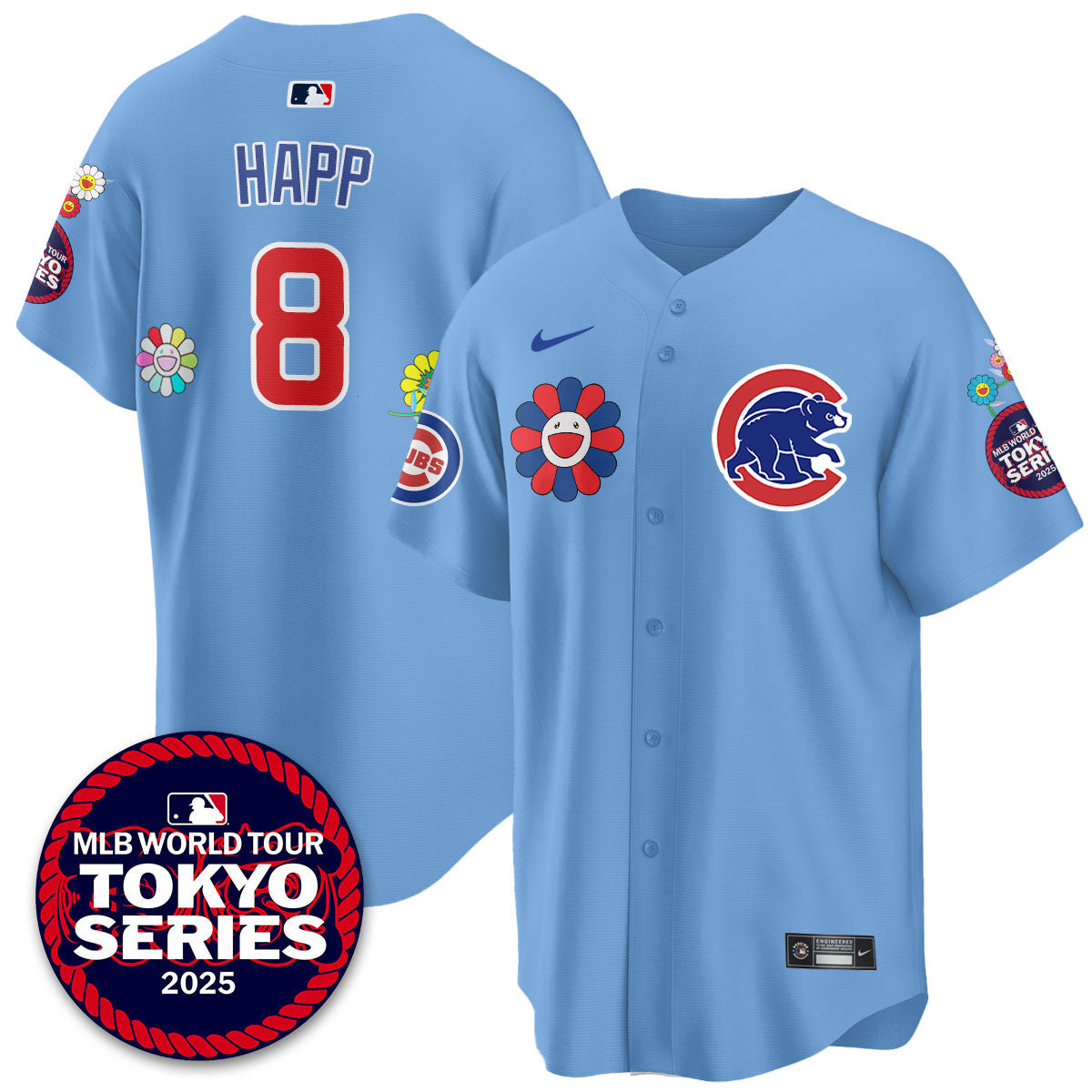 Men's Chicago Cubs Tokyo Series Limited Jersey - Stitched