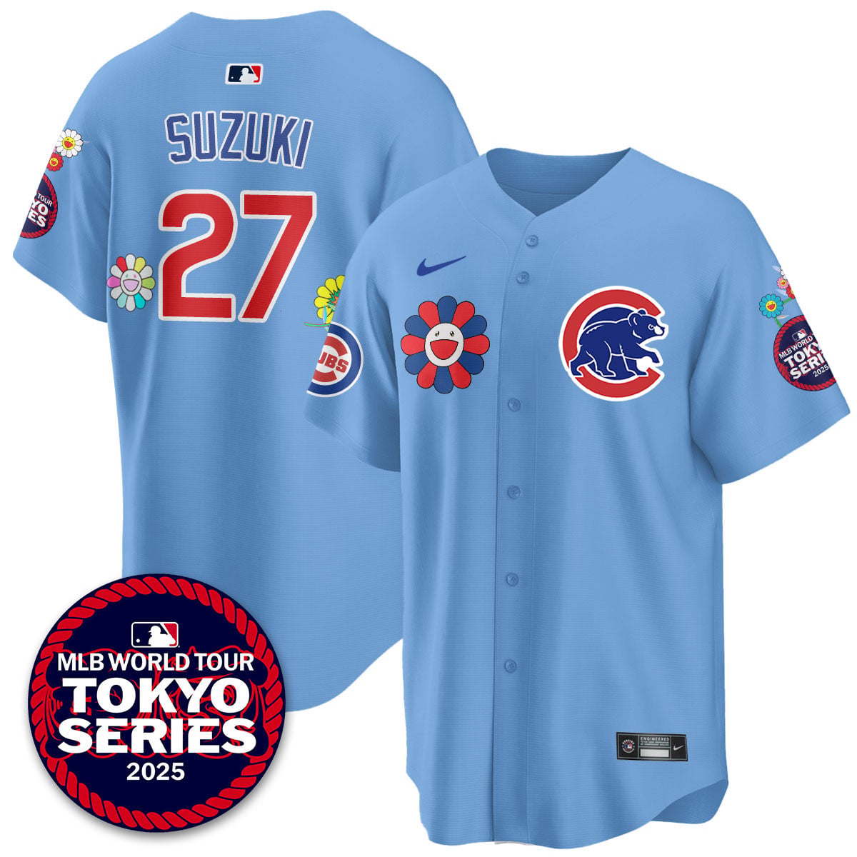 Men's Chicago Cubs Tokyo Series Limited Jersey - Stitched