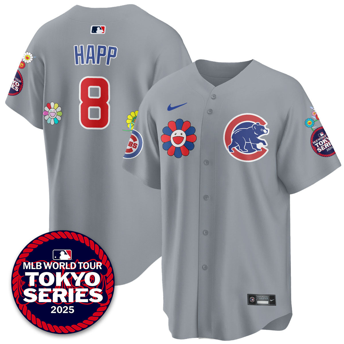 Men's Chicago Cubs Tokyo Series Limited Jersey - Stitched