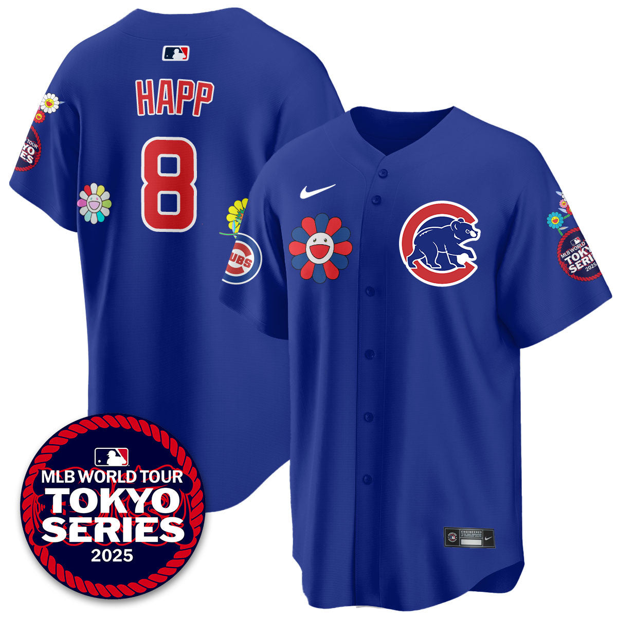 Men's Chicago Cubs Tokyo Series Limited Jersey - Stitched