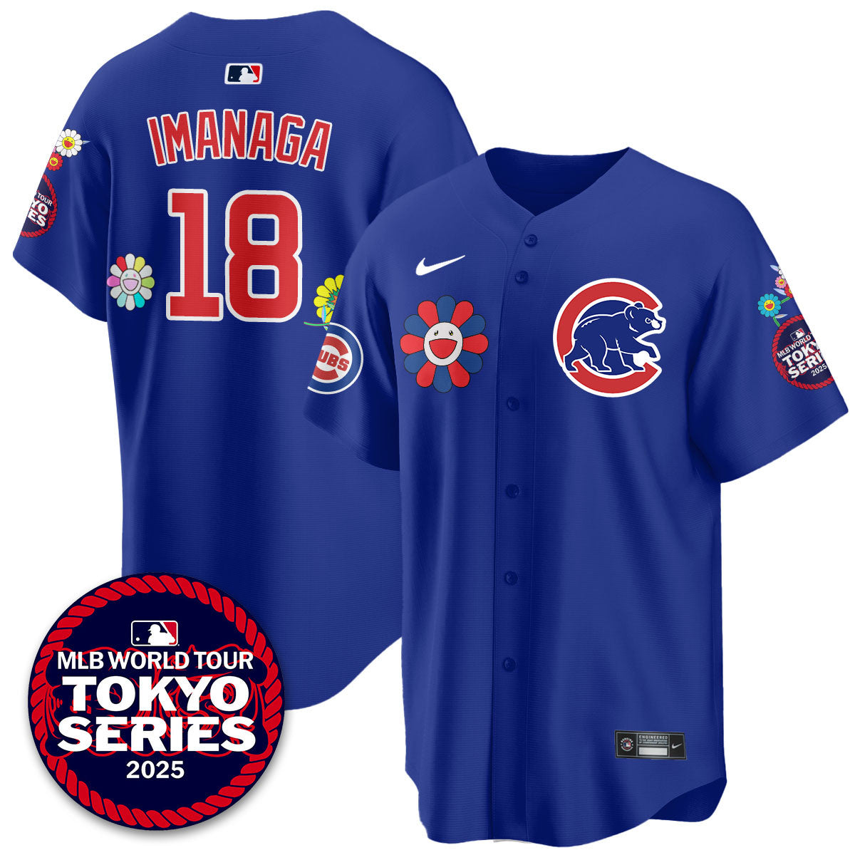 Men's Chicago Cubs Tokyo Series Limited Jersey - Stitched