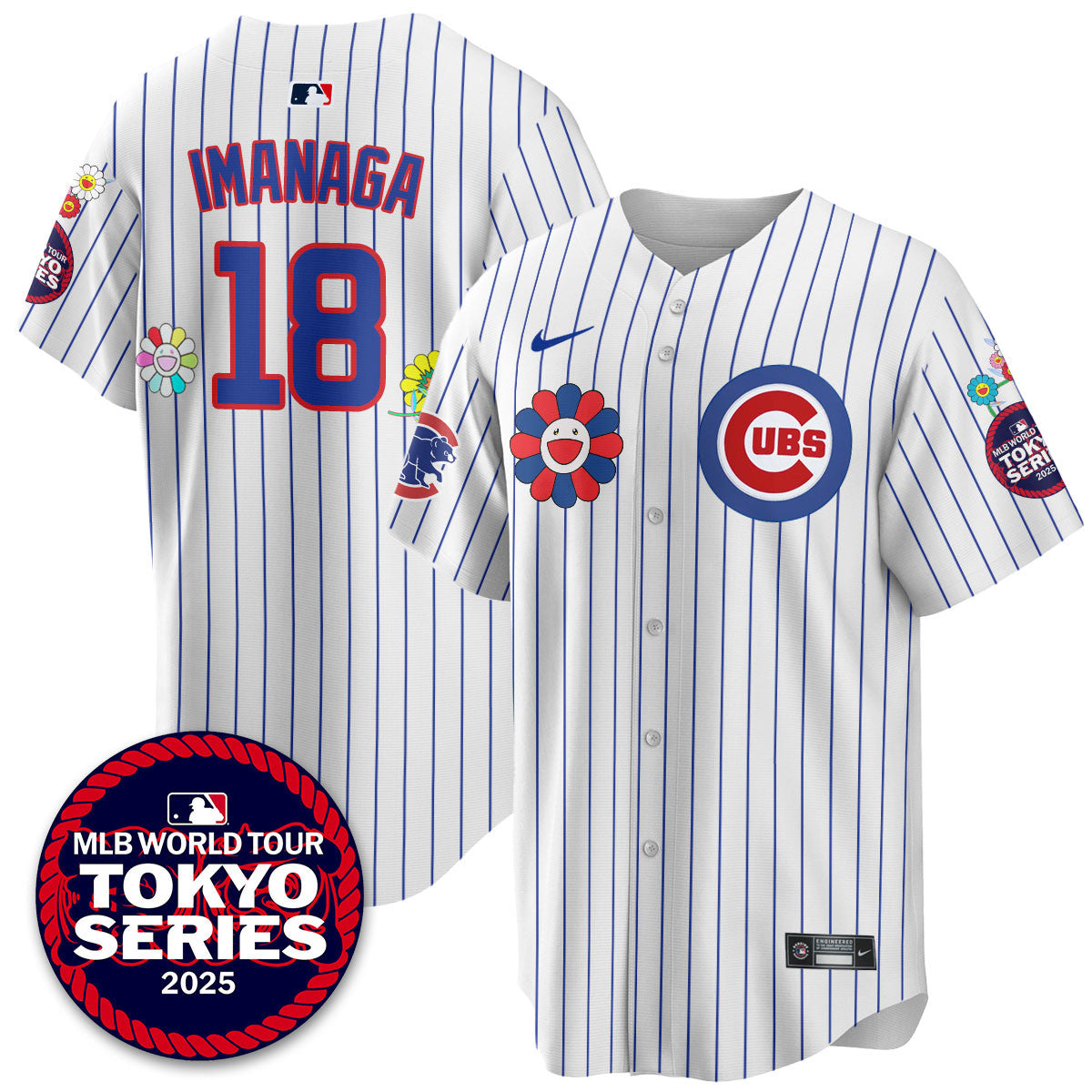 Men's Chicago Cubs Tokyo Series Limited Jersey - Stitched