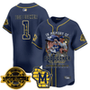 Milwaukee Brewers 2025 Limited In Memory of Bob Uecker Jersey - Bob Uecker Patch