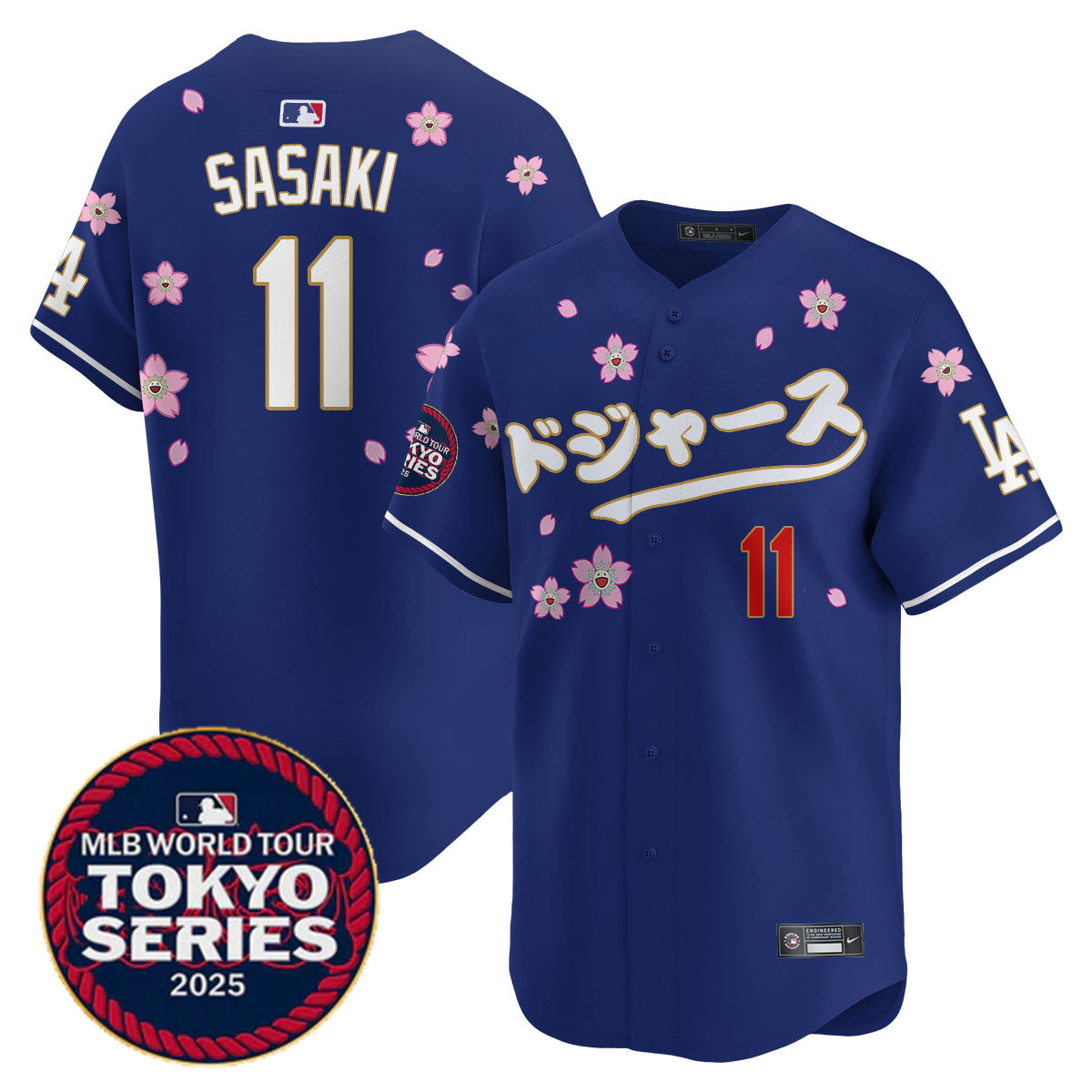 Men's Los Angeles Dodgers Tokyo Series 2025 Vapor Limited Jersey N6 - Stitched