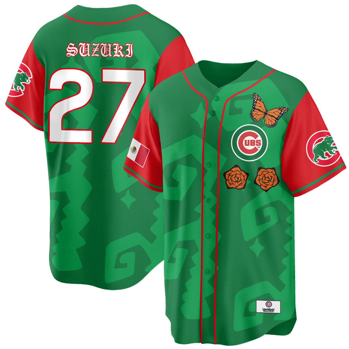 Men's Chicago Cubs "Xicago" Mexican Heritage Jersey - All Stitched