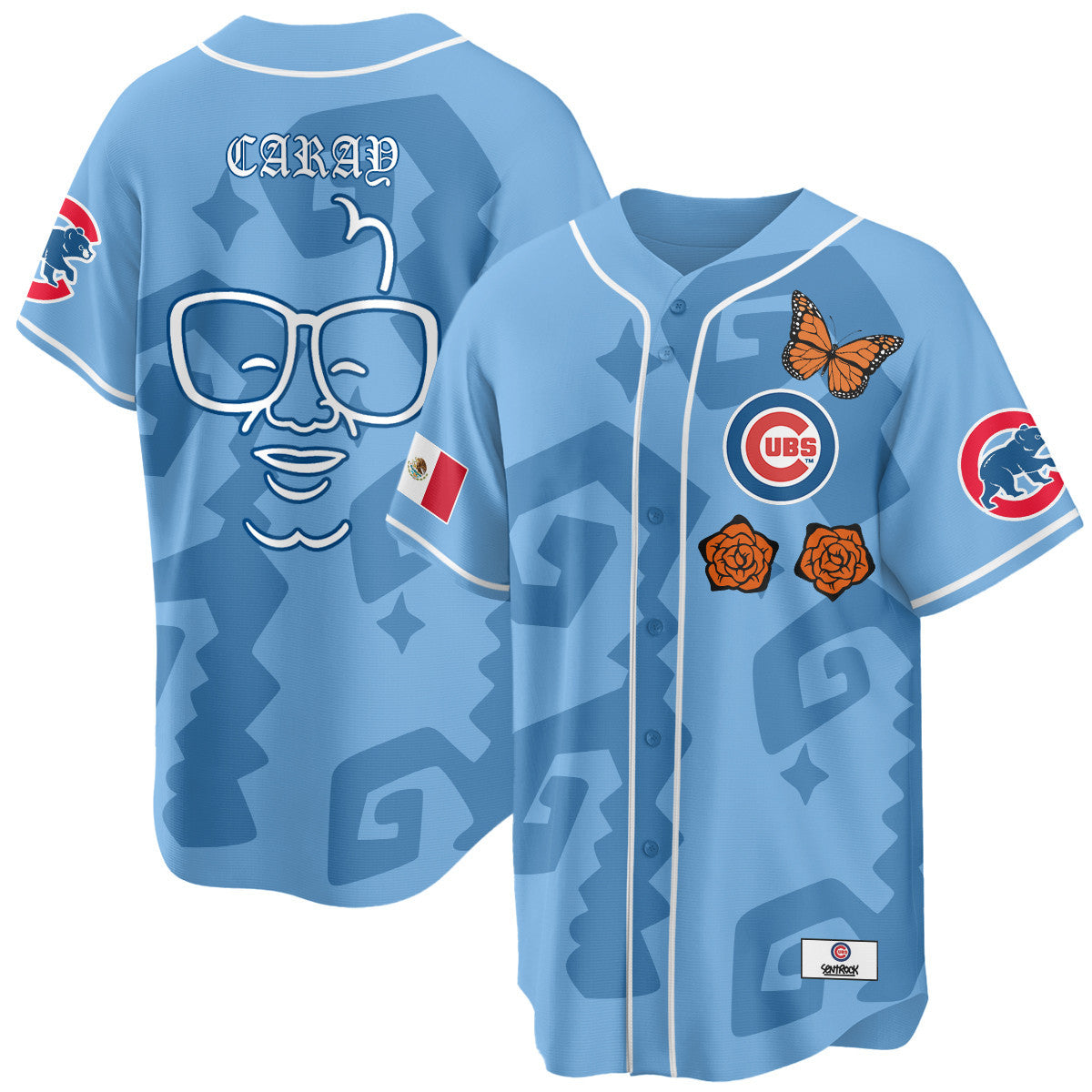 Men's Chicago Cubs "Xicago" Mexican Heritage Jersey - All Stitched