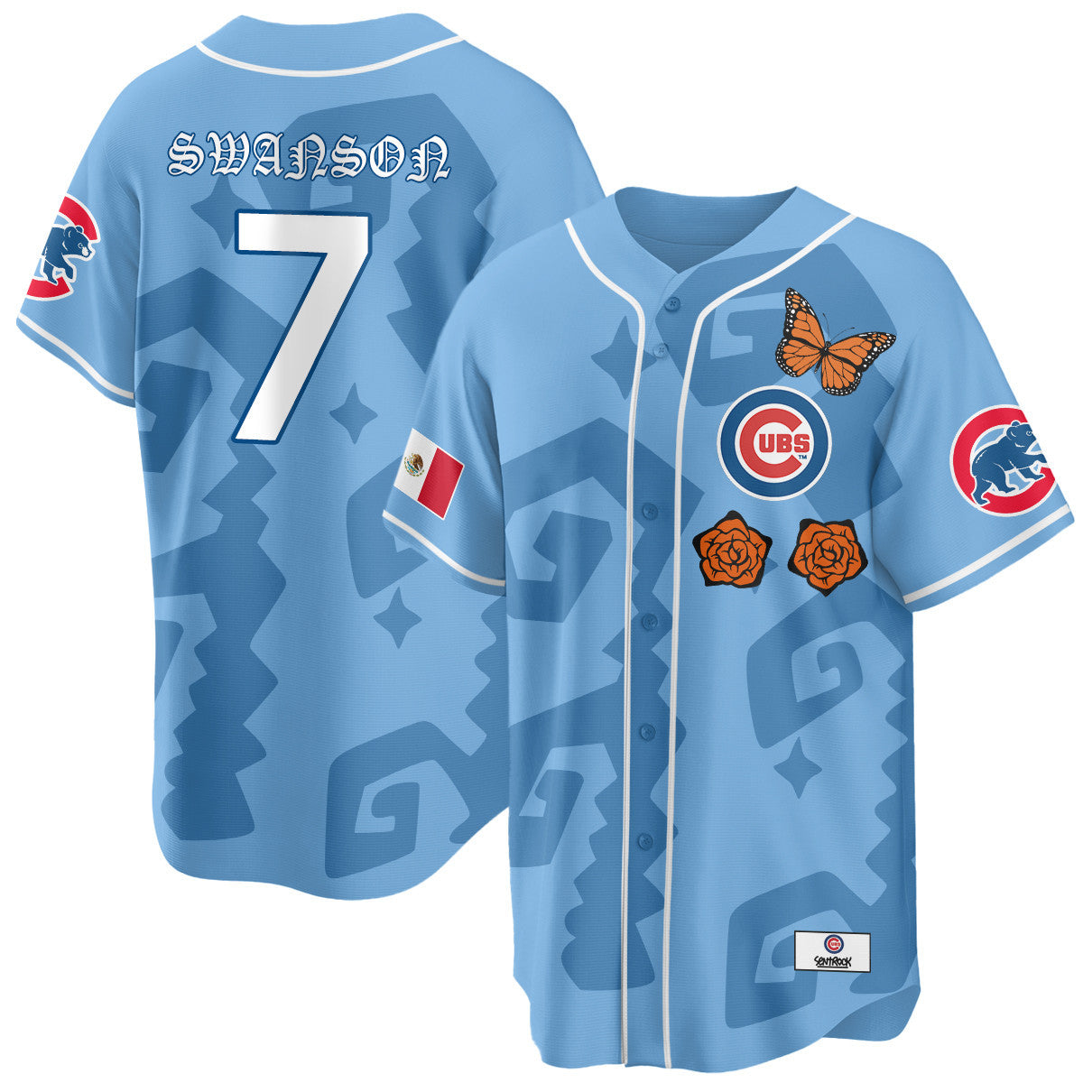 Men's Chicago Cubs "Xicago" Mexican Heritage Jersey - All Stitched