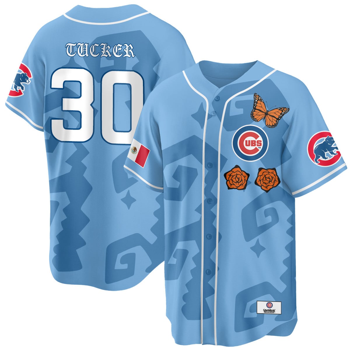Men's Chicago Cubs "Xicago" Mexican Heritage Jersey - All Stitched