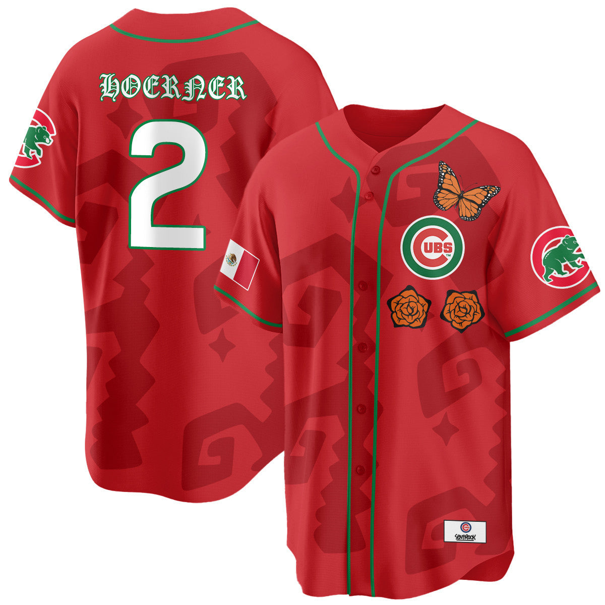 Men's Chicago Cubs "Xicago" Mexican Heritage Jersey - All Stitched