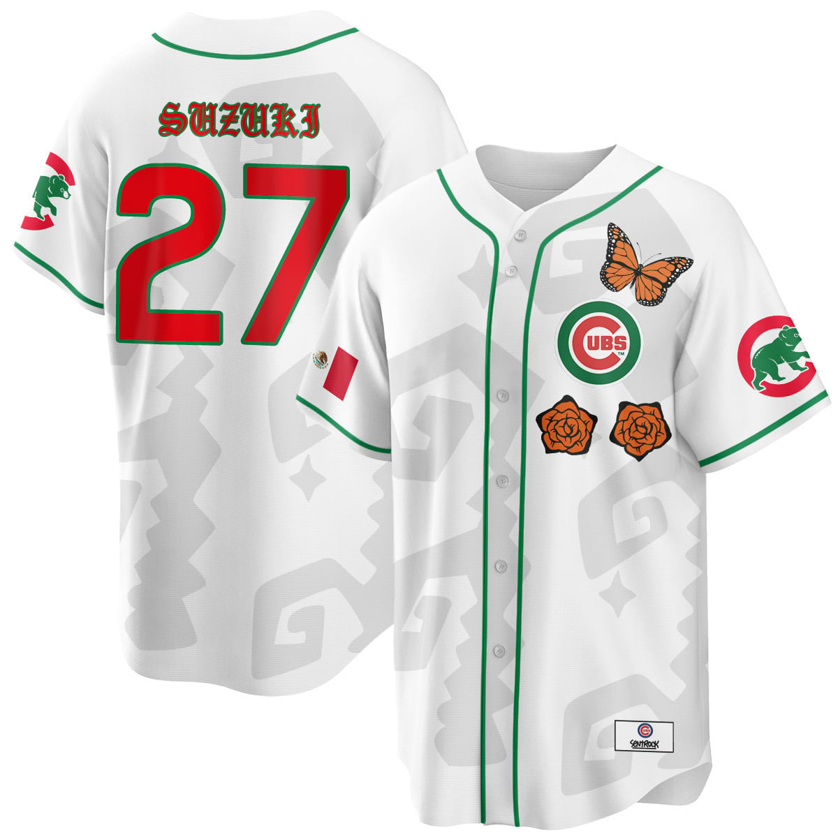 Men's Chicago Cubs "Xicago" Mexican Heritage Jersey - All Stitched