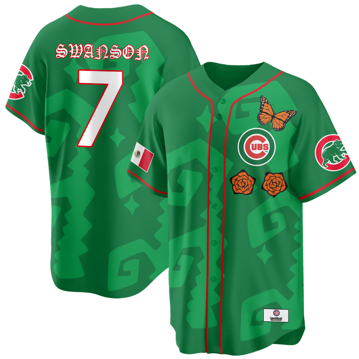 Men's Chicago Cubs "Xicago" Mexican Heritage Jersey - All Stitched